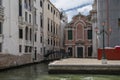 facade of the art school near Sant' Eustachio church in Venice