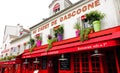 Restaurant facade in Montmartre in Paris, Au Cadet de Gascogne