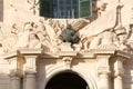 Facade of the Auberge de Castille, the prime minister`s building Royalty Free Stock Photo