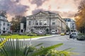 Facade of Baden-Baden theater at Goetheplatz. Germany Royalty Free Stock Photo