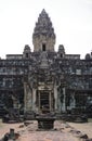 Facade of Bakong Temple, Cambodia