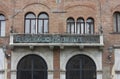 Facade of Banca Commerciale Italiana in Lucca