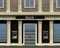 Facade of a bank branch Royalty Free Stock Photo