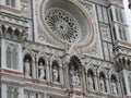 Facade of the Baptistery of San Giovanni, one of the most ancient churches in Florence.