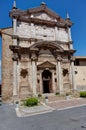 Facade church Santa Lucia Montepulciano, Siena, Toscana, Tuscany, Italy, Italia