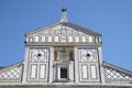 Facade of the Basilica di San Miniato, Florence Royalty Free Stock Photo