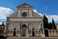 Facade Basilica di Santa Maria Novella Florence Firenze Tuscany Italy