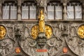 Facade. Basilica of the Holy Blood. Bruges. Belgium Royalty Free Stock Photo