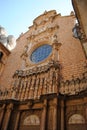 Facade of the Basilica of Montserrat enshrining the statue of the Virgin of Montserrat Madonna