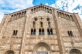 Facade of The Basilica of San Michele Maggiore in Pavia, Italy Royalty Free Stock Photo