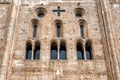 Facade of The Basilica of San Michele Maggiore in Pavia, Italy Royalty Free Stock Photo