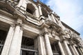 Facade of the Basilica of Santa Maria Maggiori in Rome Italy