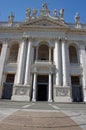 Facade of the Basilica of St. John Lateran Royalty Free Stock Photo