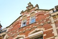 The facade of a beautiful home in the Dutch town Den Bosch. Royalty Free Stock Photo