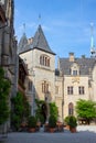 facade of beautiful Marienburg castle near Hannover Royalty Free Stock Photo