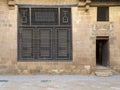 Facade of Beit house El Harrawi historic house, Cairo, Egypt Royalty Free Stock Photo