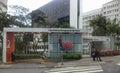 Facade of Beneficencia Portuguesa de Sao Paulo hospital in Sao Paulo.