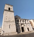 Facade of Benevento Cathedral Italy