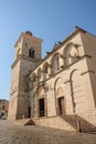 Facade of Benevento Cathedral Italy