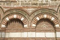 Facade with blind arches St. Paraskeva in old Nessebar , Bulgari