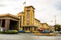 Facade of Bucharest North Railway Station or Gara de Nord Bucuresti