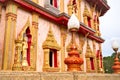 Facade of buddhist temple Royalty Free Stock Photo