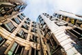 Facade of a building from architect Frank Gehry