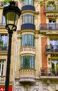 facade of an building with beautiful glass windows Royalty Free Stock Photo