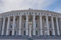 The facade of the building of the Belarusian state circus