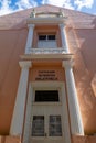 Facade of the building of the Faculty of Medicine of Bahia in Pelourinho, Historic Center of the city of Salvador