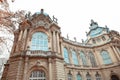 Facade Building of Vajdahunyad Castle. Budapest, Hungary. Royalty Free Stock Photo