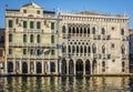Facade of Ca D`Oro palace on Grand Canal in Venice, Italy Royalty Free Stock Photo