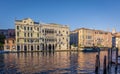 Facade of Ca D`Oro palace on Grand Canal in Venice, Italy Royalty Free Stock Photo