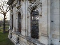 Facade of the Cantacuzino Palace in Floresti, Romania Royalty Free Stock Photo