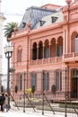 Facade of the Casa Rosada in Buenos Aires - Argentina Royalty Free Stock Photo