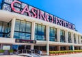 Facade  of Casino Estoril in Estoril, Portugal Royalty Free Stock Photo