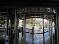 Facade of Casino Estoril. Royalty Free Stock Photo