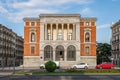 Facade of Cason del Buen Retiro building, a part of Museo del Prado complex in Madrid. Royalty Free Stock Photo