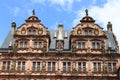 facade of the castle of heidelberg Royalty Free Stock Photo