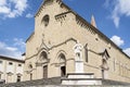 Facade of the cathedral arezzo tuscan italy europe