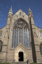 Facade of Cathedral Church; Worcester; England Royalty Free Stock Photo
