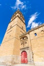 Facade of the Cathedral of the city of Salamanca, in Spain. Royalty Free Stock Photo