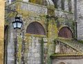 The facade of Cathedral at Evora, Portugal