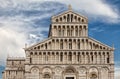 Facade of The Cathedral of Pisa in honor of the Assumption of the Blessed Virgin Mary