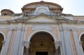 Facade of the Cathedral of Ravenna, Duomo di Ravenna. External view. Italy
