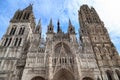Facade of the Cathedral of Rouen, France