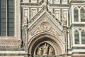 Facade cathedral Santa Maria del Fiore Duomo , Florence Royalty Free Stock Photo