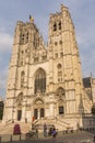 Cathedral of St. Michael and St. Gudula, Brussels, Belgium Royalty Free Stock Photo