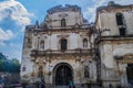 facade of catholic church antigua guatemala
