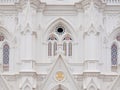 Facade of catholic church Our Lady of Ransom Shrine